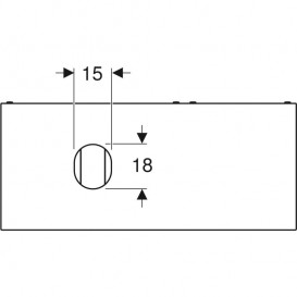 Тумба под накладную раковину Geberit VariForm 120х51 см ДСП дуб 501.187.00.1