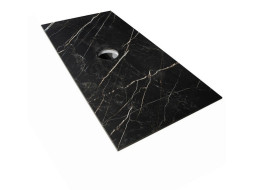 Тумба под раковину Аквародос Манхэттен 100 см со столешницей Namibia Black МДФ антрацит матовый АР000089857