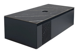 Тумба под раковину Аквародос Манхэттен 100 см со столешницей Namibia Black МДФ антрацит матовый АР000089857