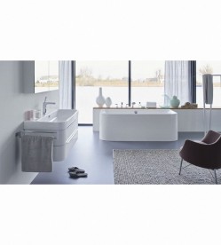 Тумба под раковину Duravit Happy D.2 подвесная 62,5х48 см ДСП белый глянцевый H2636402222