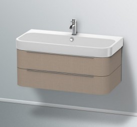 Тумба под раковину Duravit Happy D.2 подвесная 97,5х48 см ДСП лен H2636607575