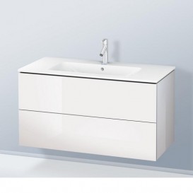 Тумба под раковину Duravit L-Cube подвесная 102х48,1 см ДСП белый глянцевый LC624202222