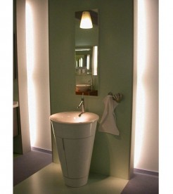 Тумба под раковину Duravit Starck 1 напольная Ø56 см белый глянцевый S1952008585