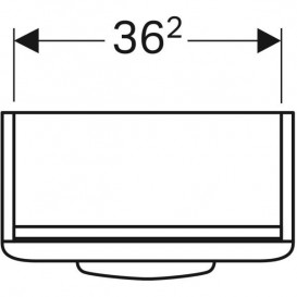 Тумба під раковину Geberit Selnova Square 39,6х22,6 см ДСП лава 501.395.JK.1