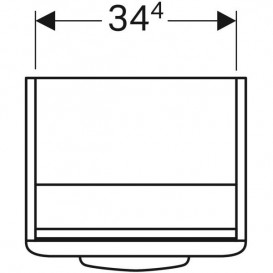 Тумба під раковину Geberit Selnova Square 37,6х32,9 см ДСП лава 501.396.JK.1