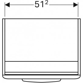 Тумба под раковину Geberit Selnova Square 54,4х44,6 см ДСП лава 501.398.JK.1