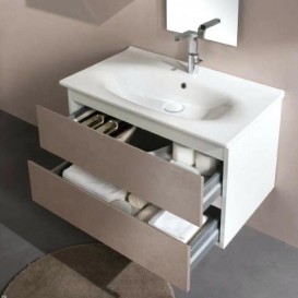 Тумба під раковину Hatria Le Fiabe підвісна 97.5 см ДСП білий/тортола 