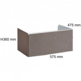 Тумба під раковину Hatria Le Fiabe підвісна 57.5 см ДСП тортола 