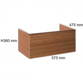 Тумба под раковину Hatria Le Fiabe подвесная 57.5 см ДСП тик Y2AQKK