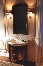 Тумба під раковину Kerasan Retro 73 см масив дерева горіх 734940