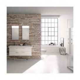 Тумба под раковину Kolo Life 120 с двумя ящиками белый глянец 89462000