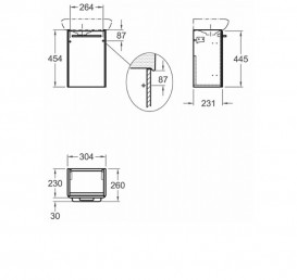 Тумба під раковину Kolo Life 30 біла 89453000