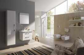 Тумба під раковину Kolo Life 60 сірий глянець 89466000