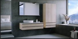 Тумба під раковину Kolpa San Alexis OA 120 1200x500x342 мм МДФ дерево стільниця Kerrock 547230