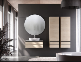 Тумба під раковину Kolpa San Alexis OA 80 800x500x342 мм МДФ дерево стільниця Kerrock 547180