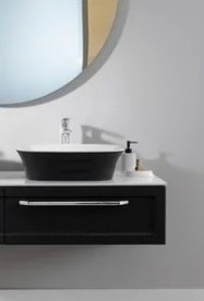 Тумба под раковину Kolpa San Blanche OB 110 подвесная ДСП с 3D пленкой антрацит 514030