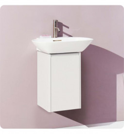 Тумба под раковину Laufen Base подвесная 31,7х33,9 см петли слева МДФ белый глянцевый H4030211102611