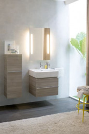 Тумба под раковину Laufen Case подвесная 59,5х45,5 см МДФ светлый дуб H4011810755191