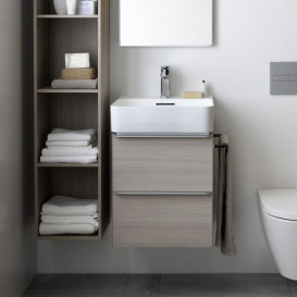 Тумба под раковину Laufen Space подвесная 43,4х40,8 см HPL светлый орех H4101021601011