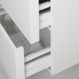 Тумба під мушлі Laufen Kartell 118х45 см МДФ білий матовий H4076480336401