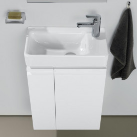 Тумба під раковину Laufen Pro S підвісна 47х27,5 см полиця зліва МДФ білий H4830020954631