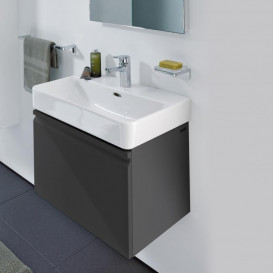 Тумба под раковину Laufen Pro S подвесная 55х37,2 см МДФ графит H4830310954801