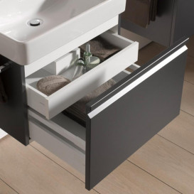 Тумба под раковину Laufen Pro S подвесная 66,5х45 см МДФ светлый дуб H4834520964791