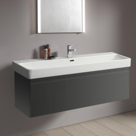 Тумба под раковину Laufen Pro S подвесная 115,9х45 см МДФ графит H4835620964801