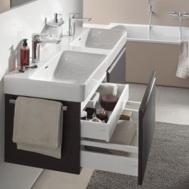 Тумба под раковину Laufen Pro S подвесная 125,8х45 см МДФ графит H4835720964801