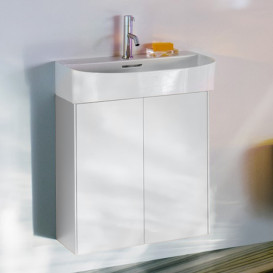 Тумба під раковину Laufen Sonar 57,6х24 см МДФ/ДСП білий матовий H4054830341701