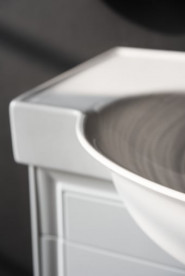 Тумба под раковину Laufen The New Classic 60 см МДФ/ДСП белый глянцевый H4060320856311