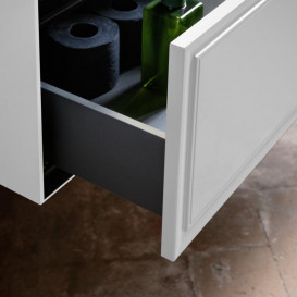 Тумба під раковину Laufen The New Classic 120 см виріз праворуч МДФ/ДСП білий глянсовий H4060880856311