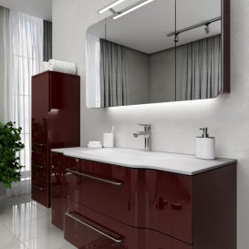 Тумба під раковину Marsan Alexandra 930 МДФ рубін Alexandra930rubin