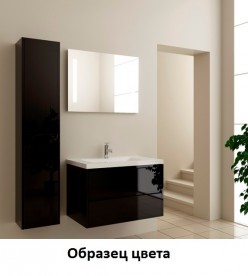 Тумба під раковину Marsan Alexis 1200 МДФ чорний Alexis1200black