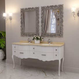 Тумба під раковину Marsan Angelique 1650 дерево білий Angelique1650white