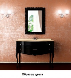 Тумба под раковину Marsan Angelique 1650 дерево черный Angelique1650black