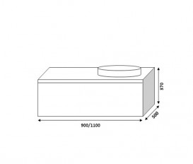 Тумба под раковину Marsan Brigitte 1100 МДФ капучино Brigitte1100cappuccino