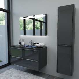 Тумба под раковину Marsan Brigitte-2 700 МДФ графит Brigitte2-700graphite