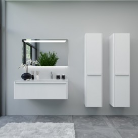 Тумба под раковину Marsan Brigitte 900 МДФ белый Brigitte900white