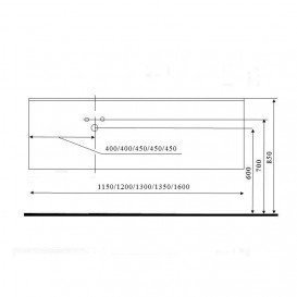 Тумба под раковину Marsan Chester 1150 МДФ охра Chester5-1150ocher