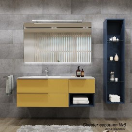 Тумба под раковину Marsan Chester 1200 МДФ охра Chester6-1200ocher