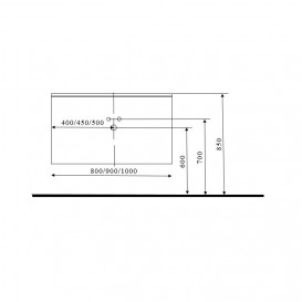 Тумба под раковину Marsan Chester 900 МДФ белый Chester2-900white