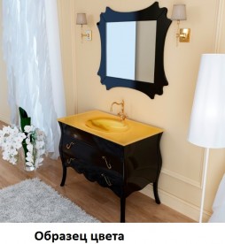 Тумба под раковину Marsan Dianne 1600 дерево/МДФ черный Dianne1600black