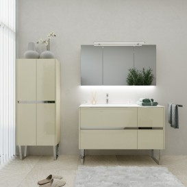 Тумба под раковину Marsan Justin 1200 правая/левая МДФ ваниль Justin1200ваниль