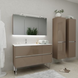 Тумба под раковину Marsan Justin 1200 правая/левая МДФ капучино Justin1200капучино