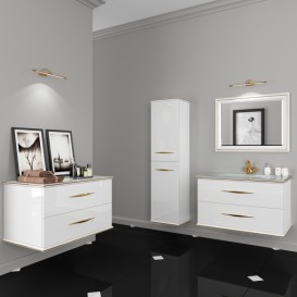 Тумба под раковину Marsan Kassandre 700 МДФ белый Kassandre700white