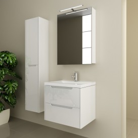 Тумба під раковину Marsan Louise 600 МДФ білий Louise600white