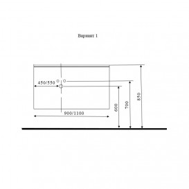 Тумба под раковину Marsan Marshall 1100 МДФ белый Marshall1100white