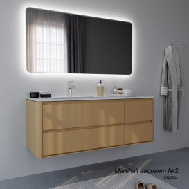 Тумба під раковину Marsan Marshall 1320 МДФ каррі Marshall1320curry