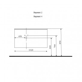 Тумба під раковину Marsan Marshall 1320 МДФ каррі Marshall4-1320curry
